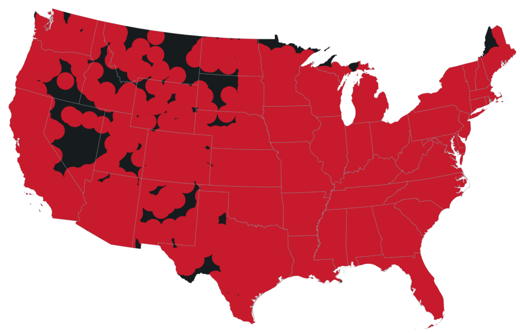 FlexTG's Current Coverage of Customers